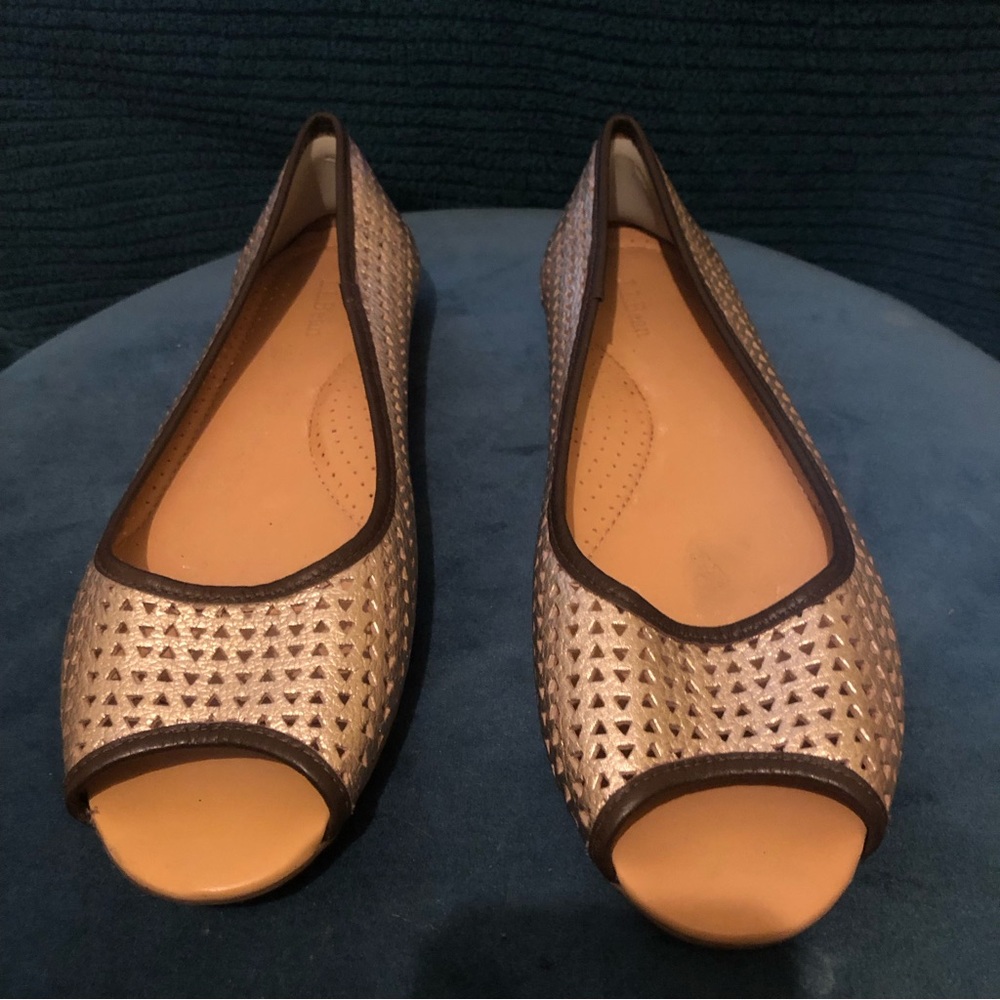 L.L. Bean Open Toe Flats